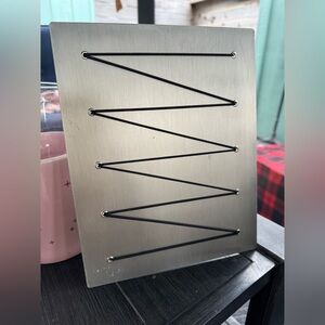 Umbra Silver and Black Geometric Frame